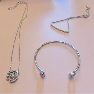 Lot of Origami Owl Jewelry - Two Bracelets & One necklace
